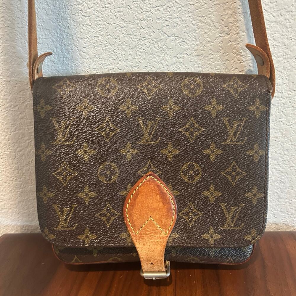 Louis Vuitton Cartouchiere MM Crossbody Bag with COA